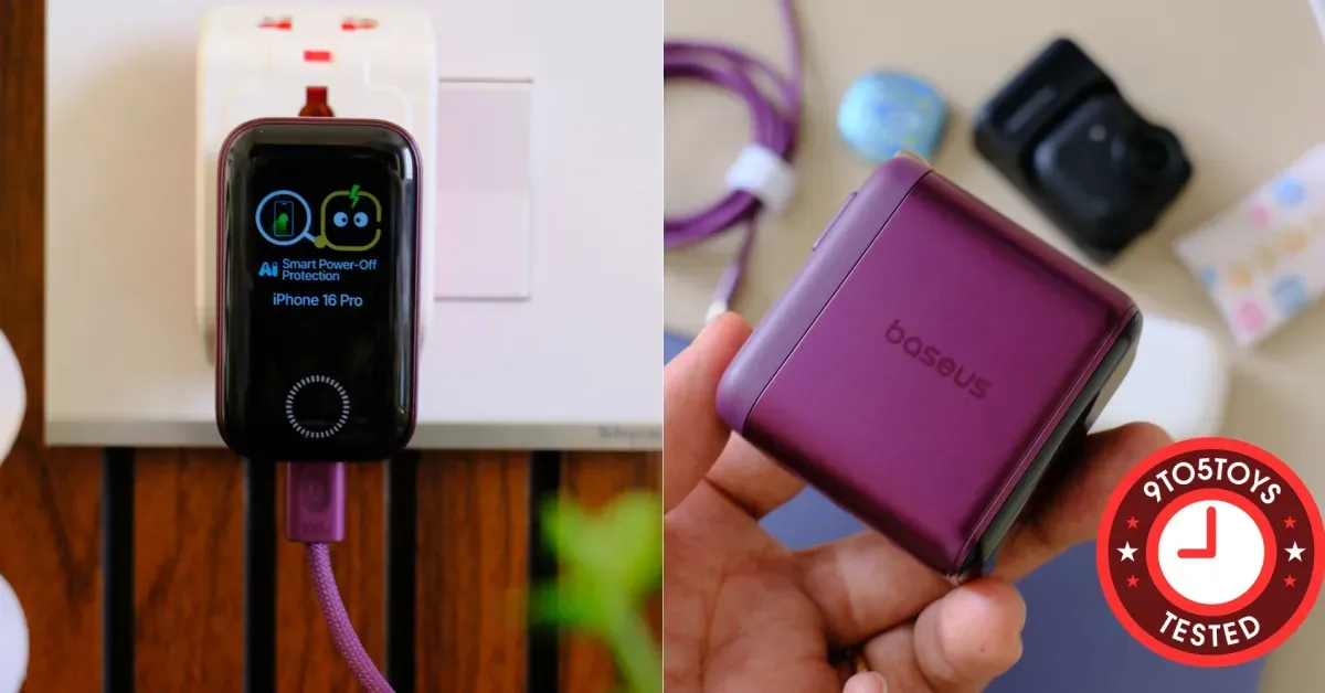 Tested: Hands-on with Baseus’ tiny PicoGo Pro – a sleek 100W smart display charger for your new Dark Cherry iPhone 18 Pro [Deal]