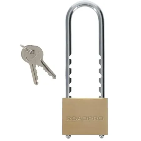 RoadPro Adjustable Padlock with 2" to 4.6" Shackle