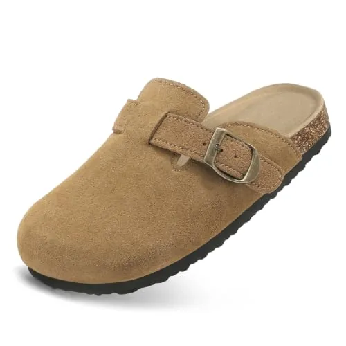 Suede Kids Clogs