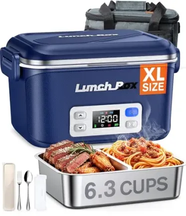 1.5L BYLTRNOW Rechargeable 27000mAh Cordless Electric Lunch Box