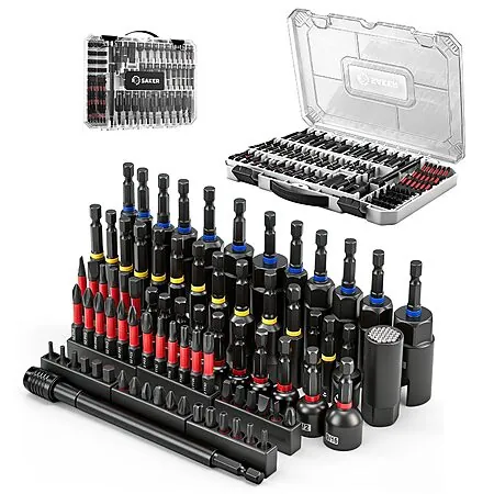 80-Pc Saker Magnetic Impact Nut Driver Set (SAE & Metric Bits)