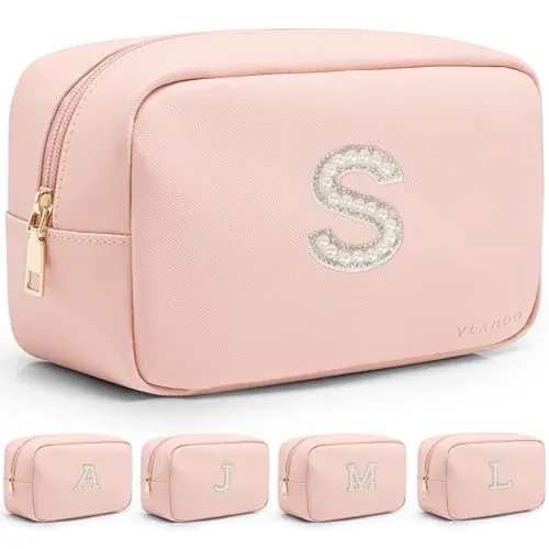 Initials Travel Makeup Bag
