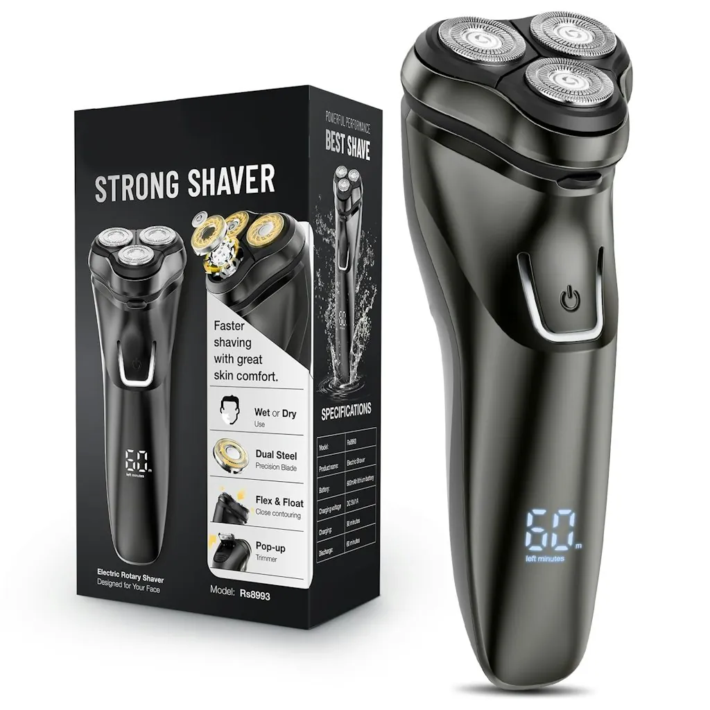 Electric Rotary Shaver for Men