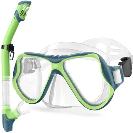 Greatever Dry Snorkel Set with Diving Mask