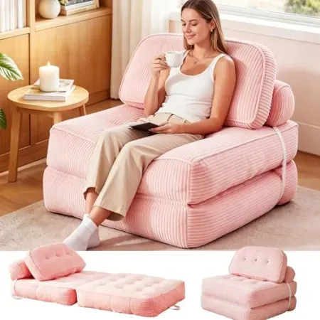 NESLAKO Futon Sofa Bed Chair
