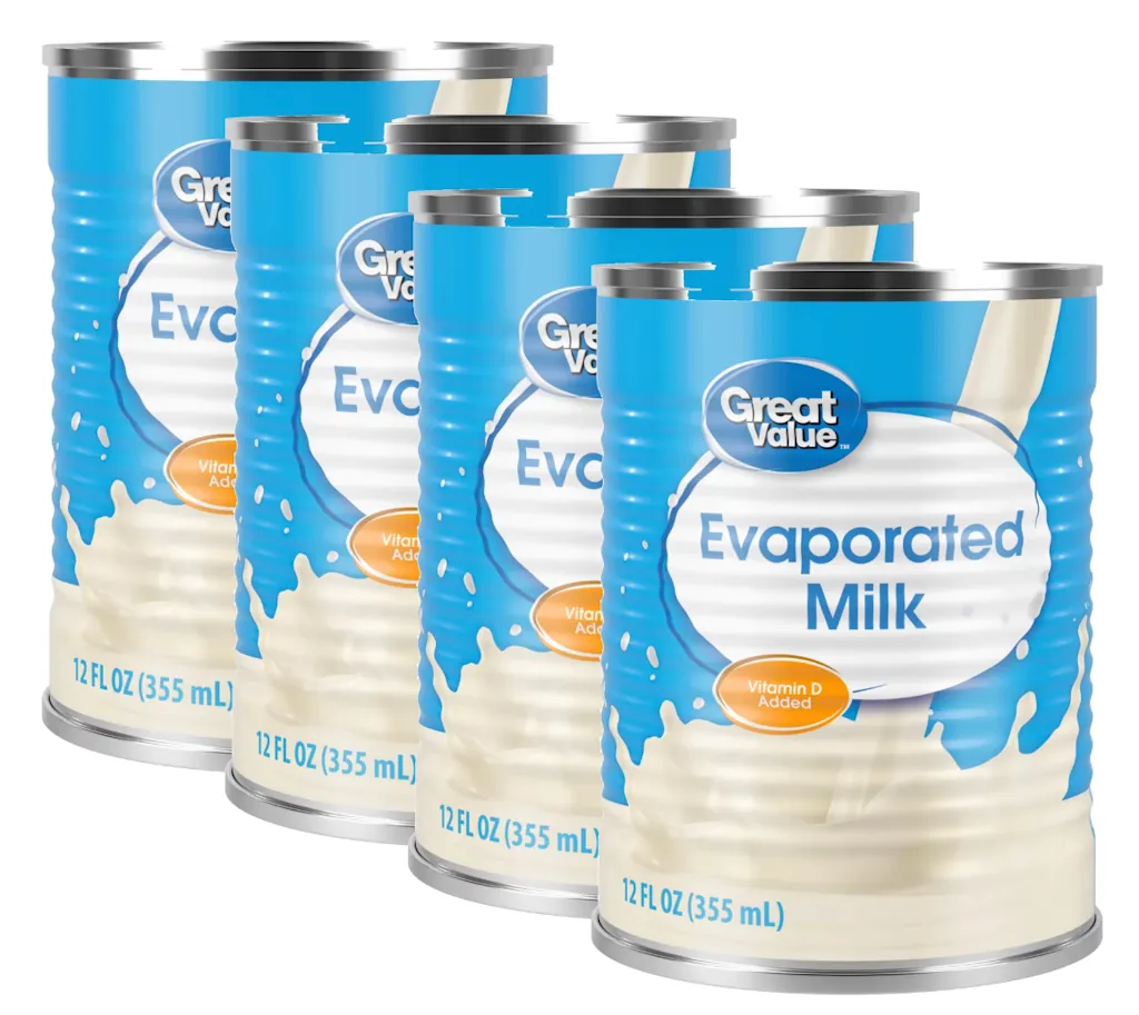 Great Value Evaporated Milk 12-oz. Can 4-Pack
