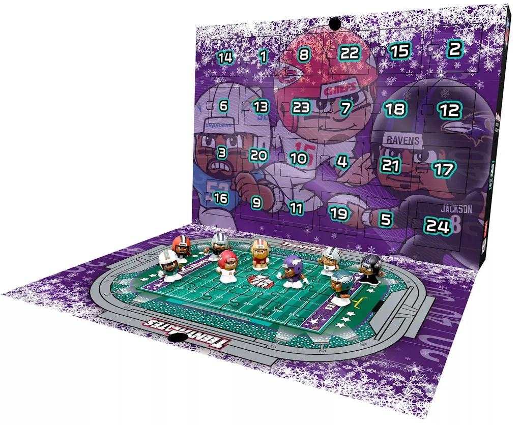 Party Animal NFL TeenyMates Advent Calendar