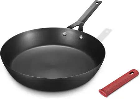 Yonida 10" Pre-Seasoned Carbon Steel Frying Pan