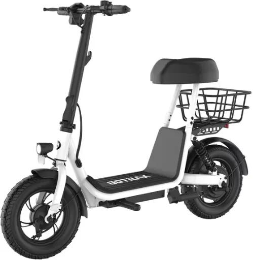 Gotrax A5 Electric Scooter with Seat, 400W, 15.5 Mph, 12" Pneumatic Tires
