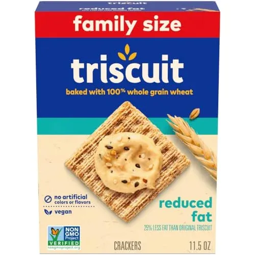 Triscuit Reduced Fat Whole Grain Wheat Crackers 11.5-Oz