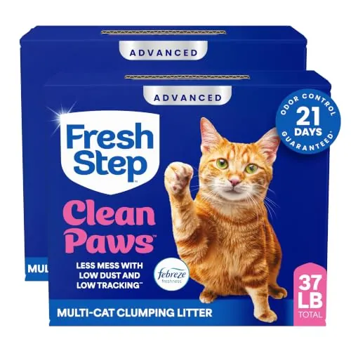 Fresh Step Clean Paws Advanced 18.5lb 2-Pack