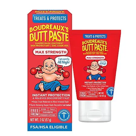 Select Amazon Accts: 2oz. Boudreaux’s Butt Paste Diaper Rash Ointment Cream