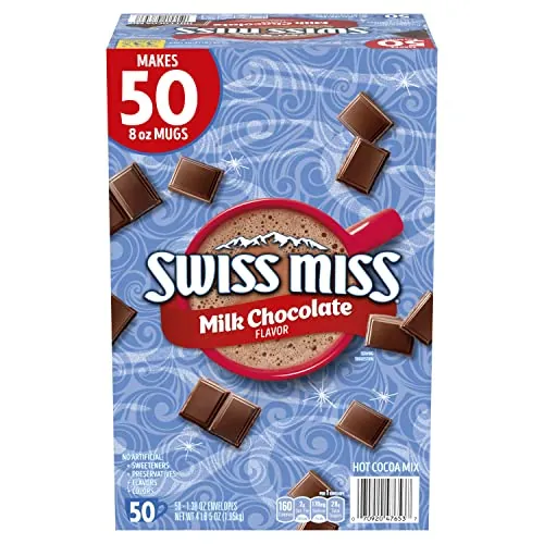 Swiss Miss Milk Chocolate Flavor Hot Cocoa Mix 50-ct