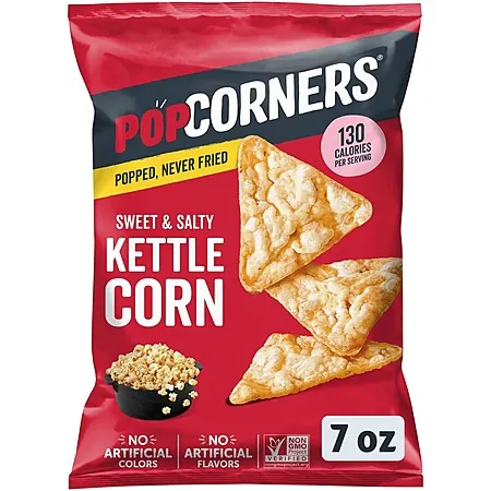 7oz. PopCorners Kettle Corn Popped Corn Chips Bag (6 Flavors)