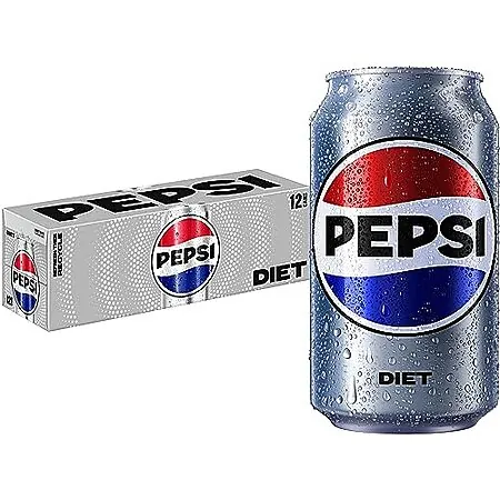 12-Pk 12-Oz Cans Diet Pepsi Cola Soda