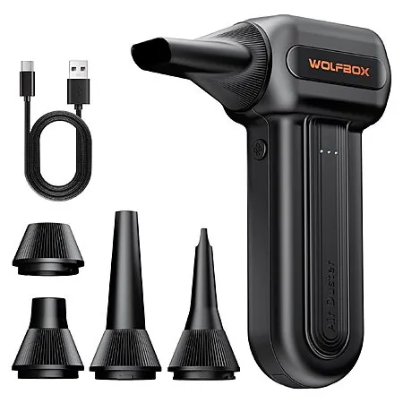 3-Speed WOLFBOX Cordless Compressed Air Duster: MF70 $36, MF60
