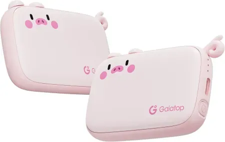 2-Pack Gaiatop 0.6" Ultra Slim Rechargeable Electric Hand Warmers