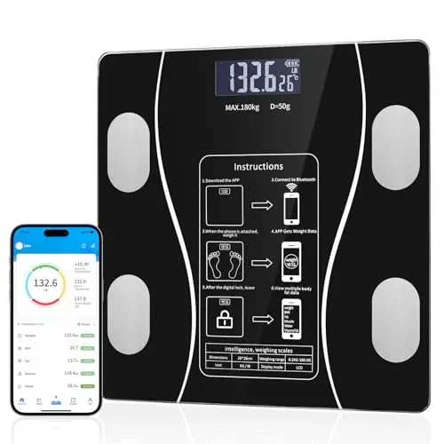 Smart Scale for Body Weight with BMI, Body Fat, Muscle Mass