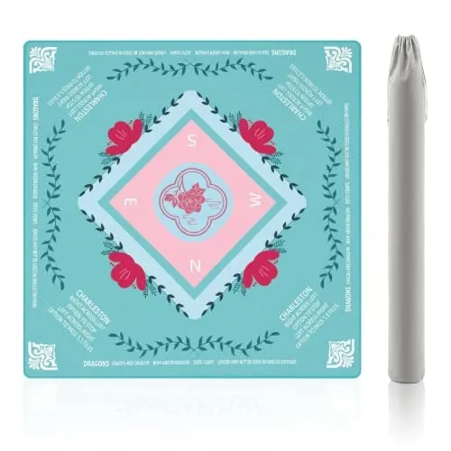 Yomeyot 31.5" x 31.5" Mahjong Mat