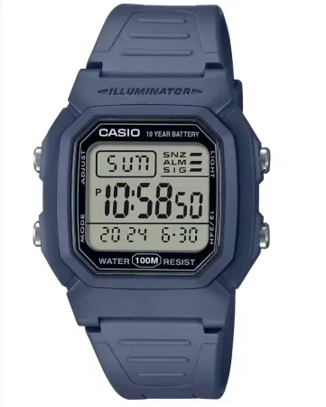 Casio Men'ss Classic Digital Sport Watch with Blue Resin Strap