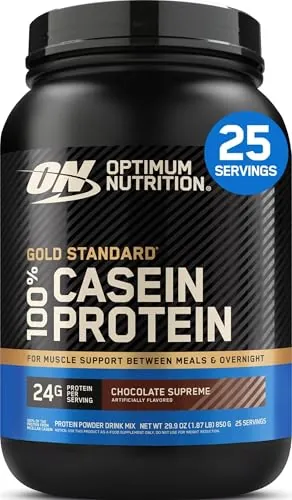 Optimum Nutrition Gold Standard Casein Protein Powder Chocolate Supreme 2LB