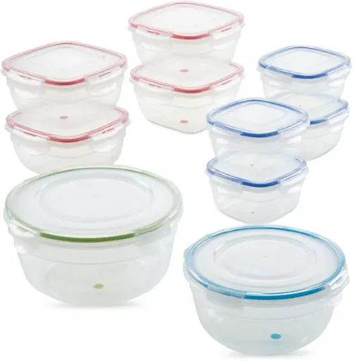Lock & Lock Easy Essentials Food Storage Container Set 20-Piece