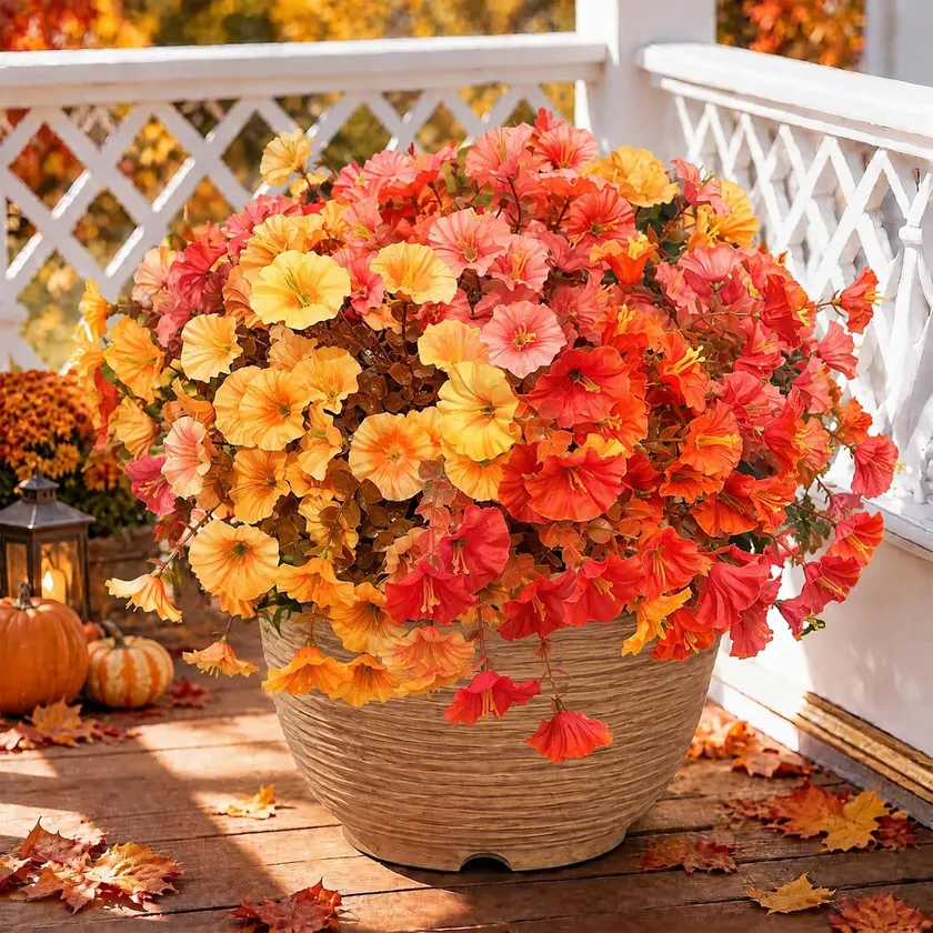 FULLMUSIC Artificial Fall Flowers