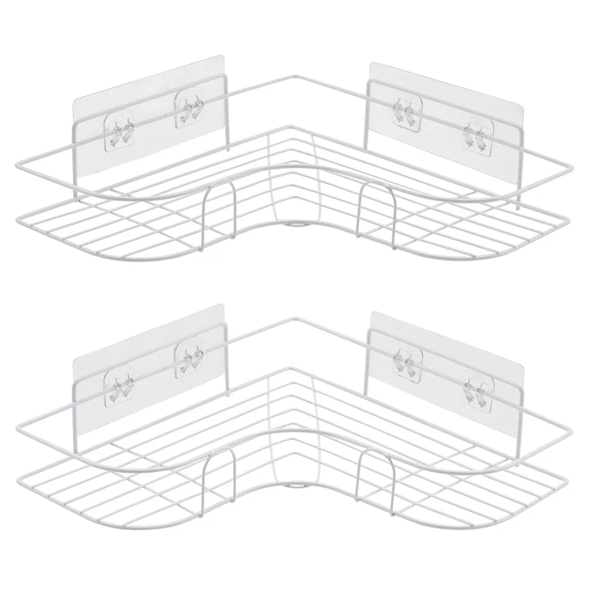Adhesive Corner Shower Caddy 2-Pack