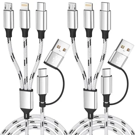2-Pack 5' Firsting 6 in 1 Multi Charging Cable