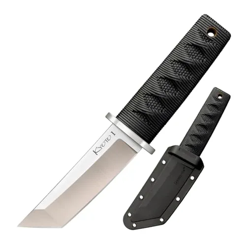 Cold Steel Kyoto 3.25" 8Cr13MoV Stainless Steel Fixed Blade Tanto Knife