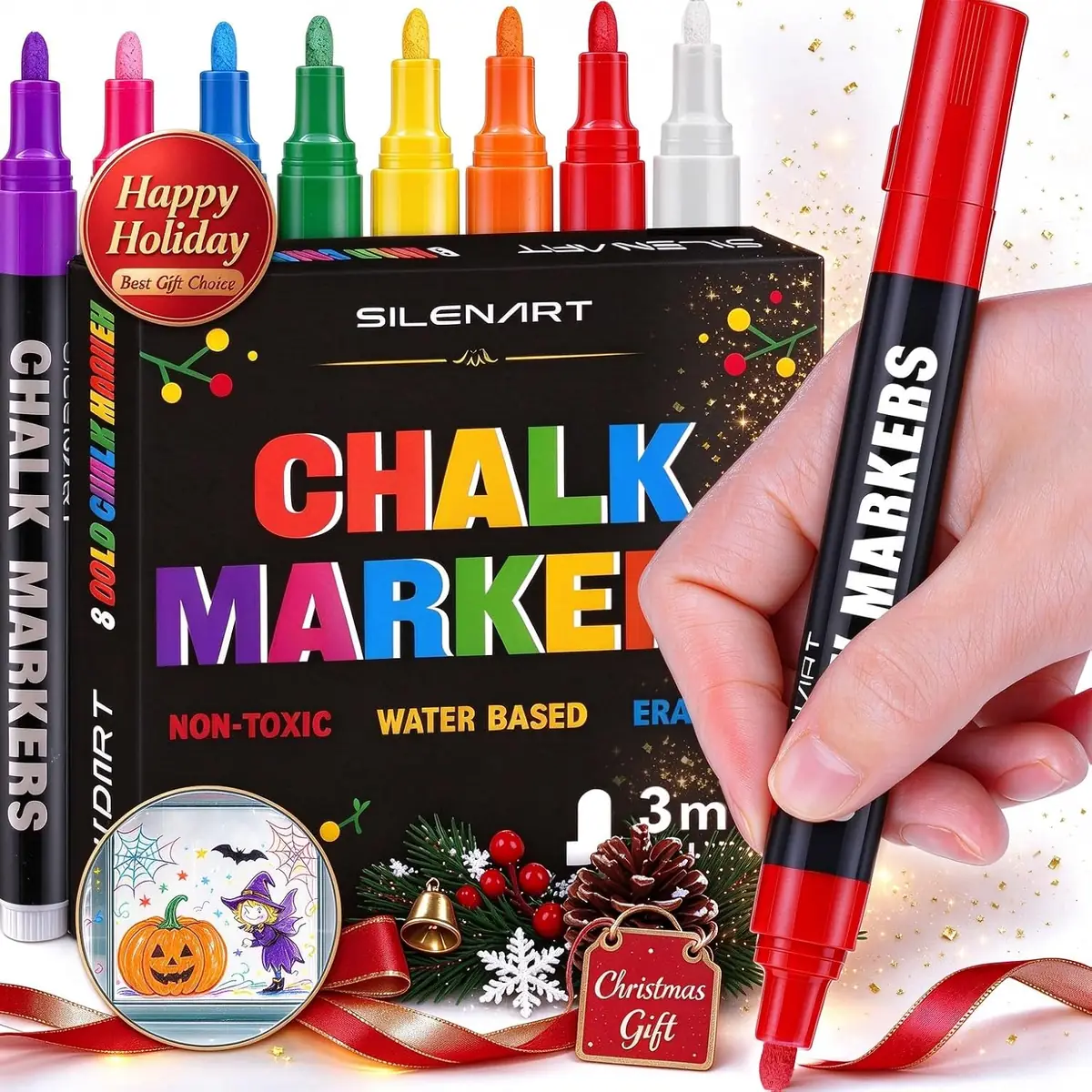 Liquid Chalk Markers 8-Pack