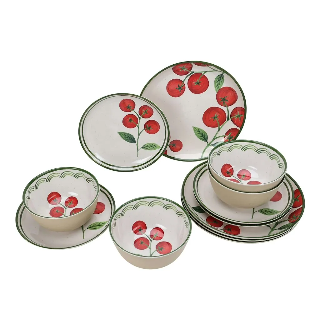 Better Homes & Gardens 12-Piece Bamboo Melamine Tableware Set
