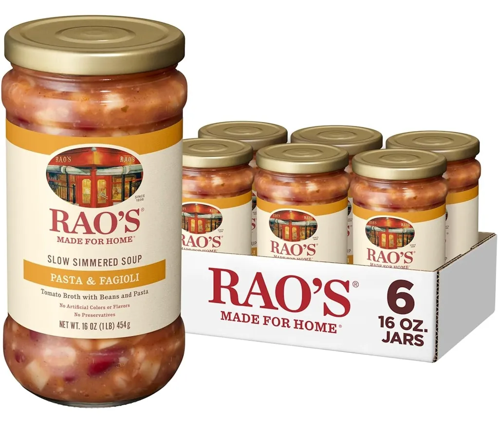 Rao's Made For Home Pasta & Fagioli Soup 16-oz. Jar 6-Pack