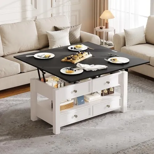 Yitahome 4-in-1 Lift-Top Convertible Coffee Table