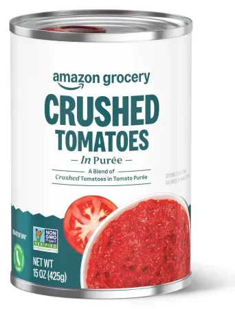 15oz Amazon Grocery Crushed Tomatoes in Purée