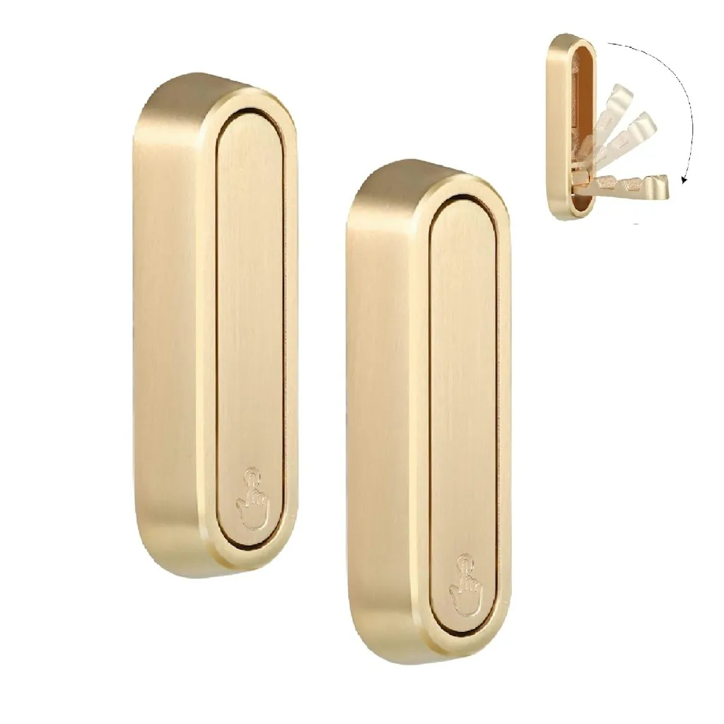 Folding Wall Coat Hooks 2-Pack