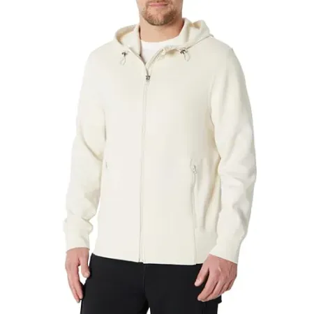 Amazon Essentials Men's Active Fit Full-Zip Lounge Workout Gym Hoodie