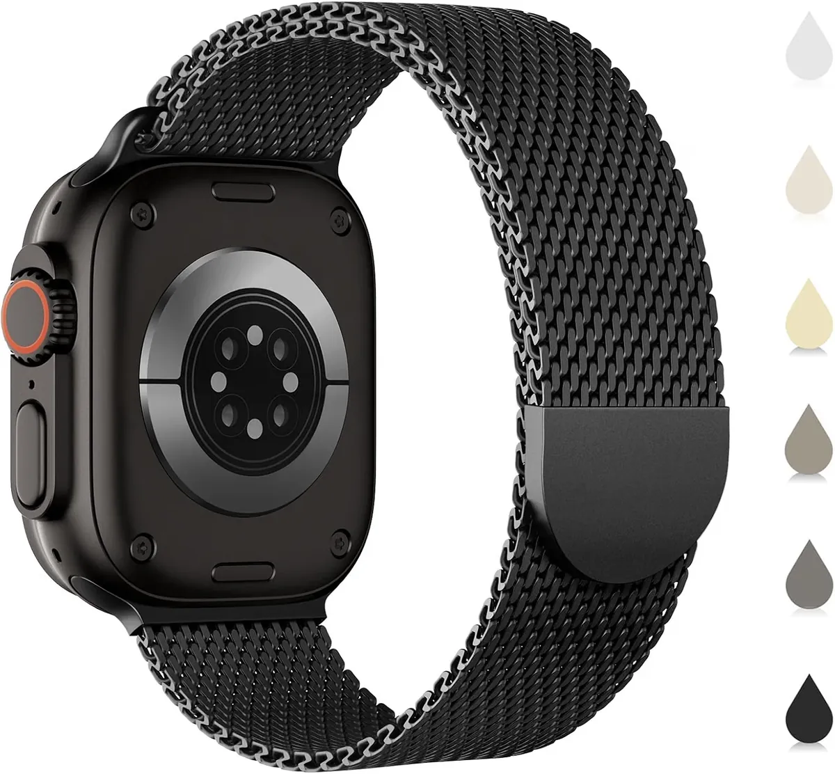 Apple Watch Milanese Metal Band Watch by Sunnywoo