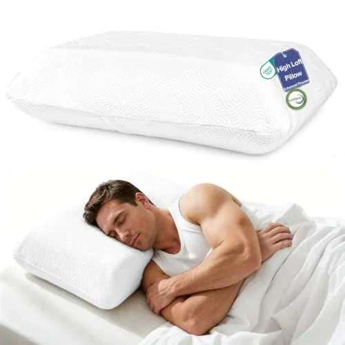 Low Profile Memory Foam Pillow for Side Sleepers
