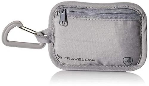 Travelon RFID Blocking Clip Stash Pouch (Gray)