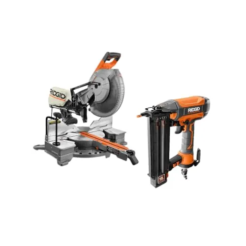 RIDGID 15 AMP Corded 12 in. Dual Bevel Sliding Miter Saw