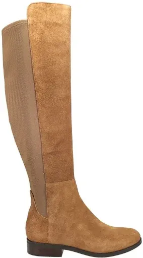 Cole Haan Isabelle Over The Knee Round Toe Zippered Womens Brown Casual Boots W (Size 5~8)