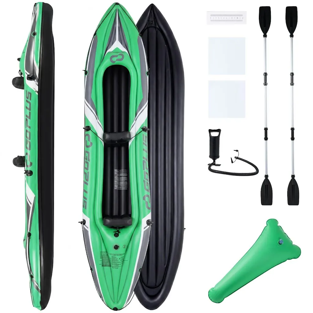 Goplus Inflatable Kayak 2-Person Kayak