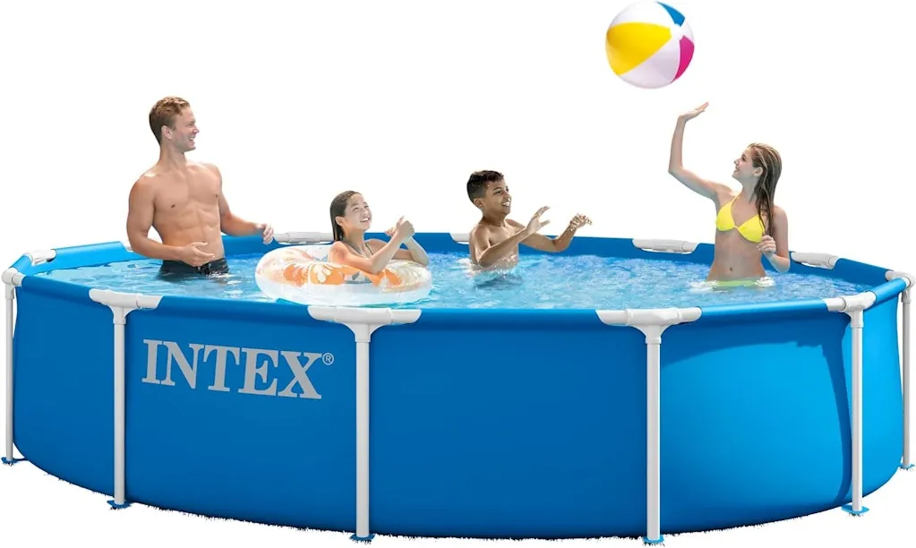 Intex 12-Foot x 30" Metal Frame Above Ground Swimming Pool