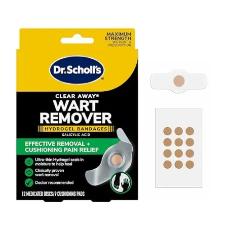 9-Pack Dr. Scholl's Clear Away Wart Remover Hydrogel Bandages