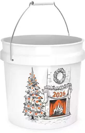 Home Depot 2 Gallon Holiday Bucket