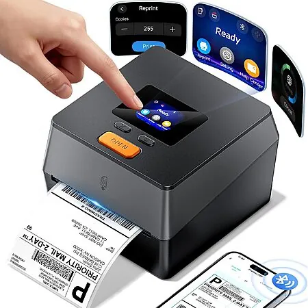 Phomemo D420D 4x6 Bluetooth Thermal Shipping Label Printer