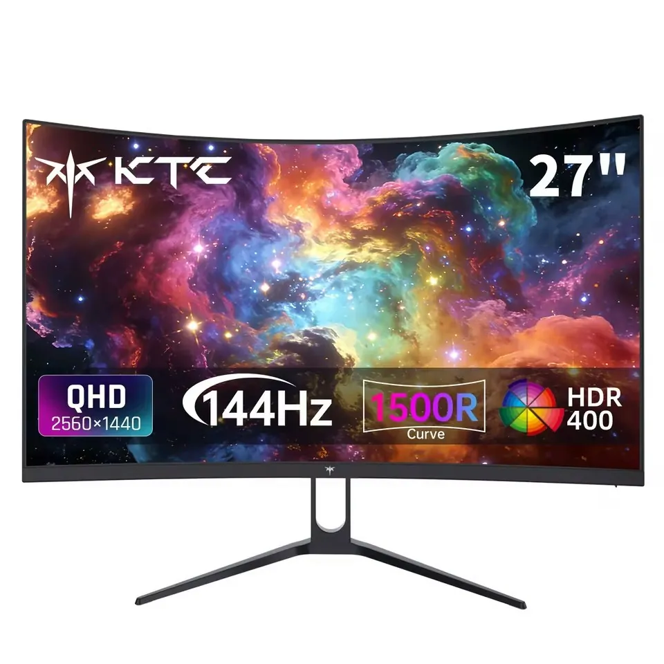 KTC H27S5C 27" Curved QHD 144Hz Gaming Monitor