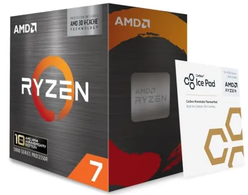 AMD Ryzen 7 5800X3D 8-Core Desktop Processor w/ 3D V-Cache (AM4, 4.5GHz)