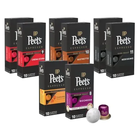 80-Count Peet's Coffee Espresso Capsules (Variety Pack)